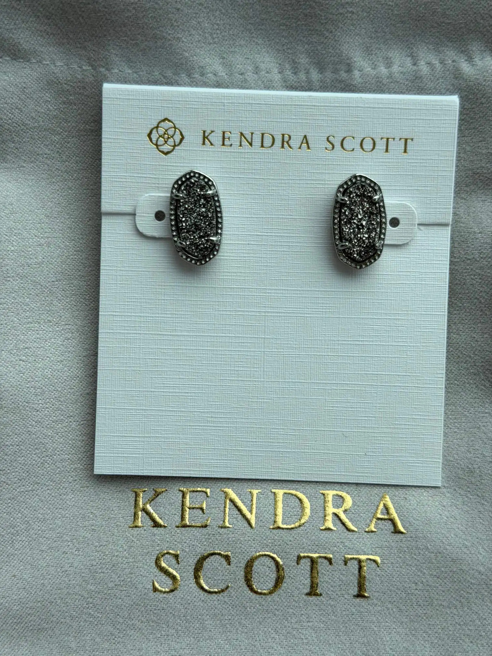 Kendra Scott black earrings